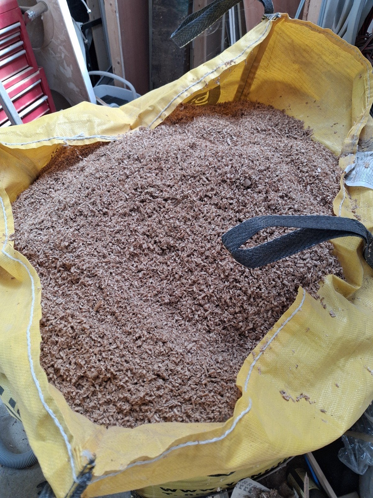 Gratis eik en beuk schaveling, Tuin en Terras, Zand, Ophalen