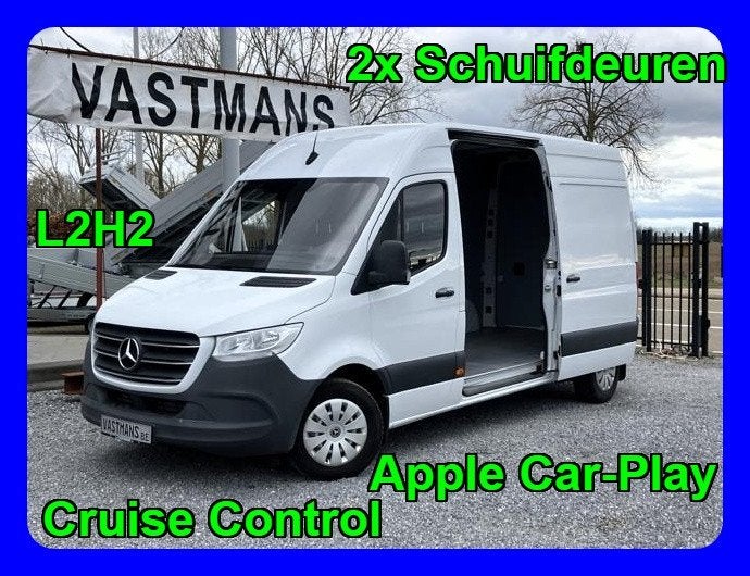Mercedes-Benz Sprinter 314 / 27.700€ + BTW / 2x schuifdeur, Automaat, Dealer onderhouden, Stof, 4 cilinders