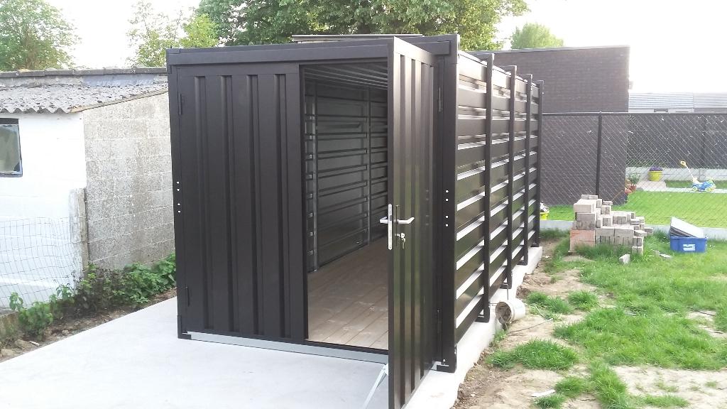 demontabele opslagcontainer  - GELEVERD AAN HUIS, 200 tot 400 cm, Tuinhuis, Nieuw, Ophalen of Verzenden