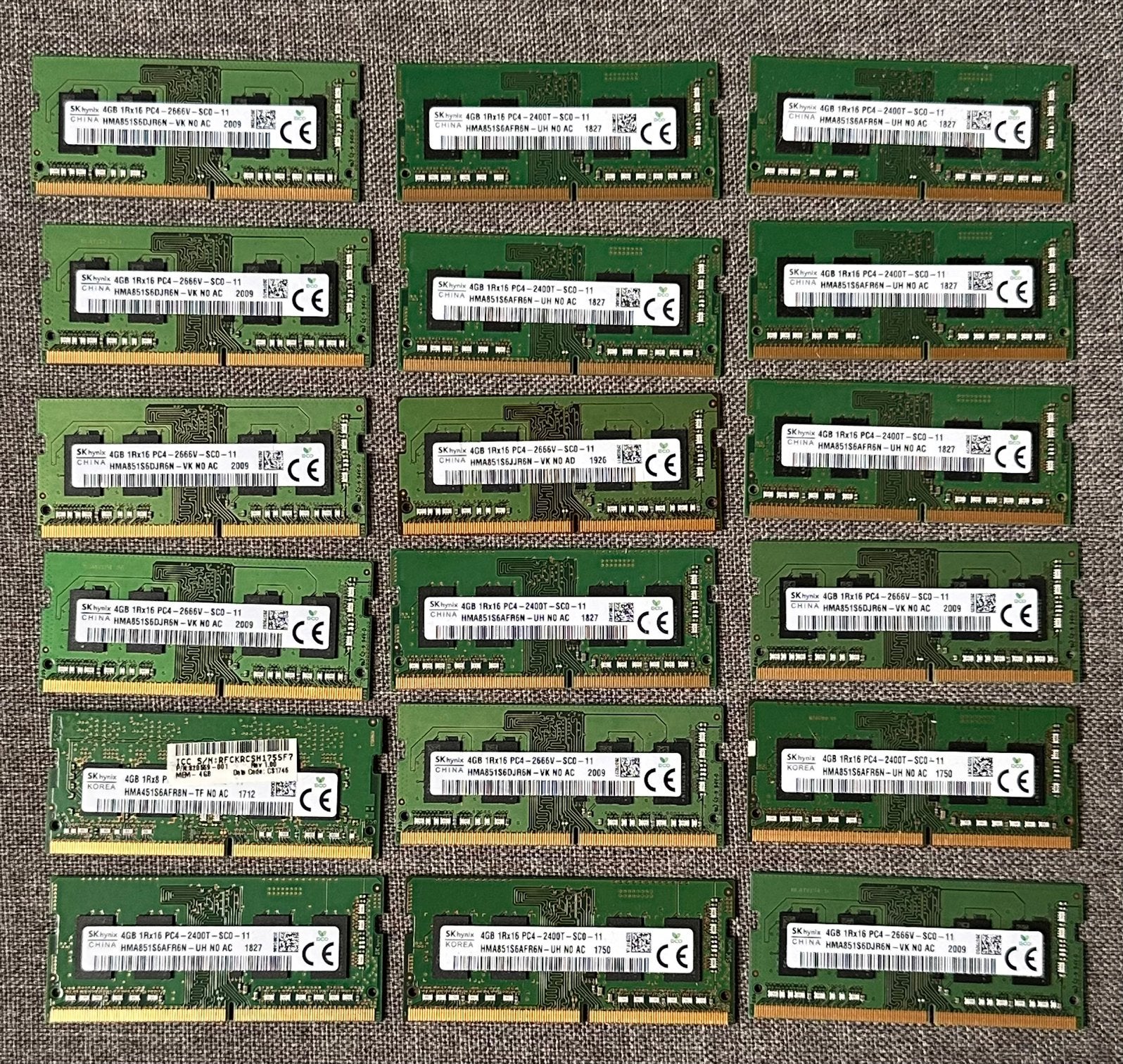 4gb ddr4 ram, Computers en Software, Ophalen, DDR4, Laptop, 4 GB