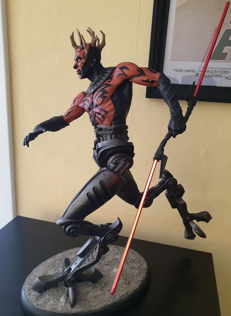 Clone Wars Darth Maul Mechanical Legs Sideshow PF Star wars, Ophalen, Gebruikt, Beeldje of Buste