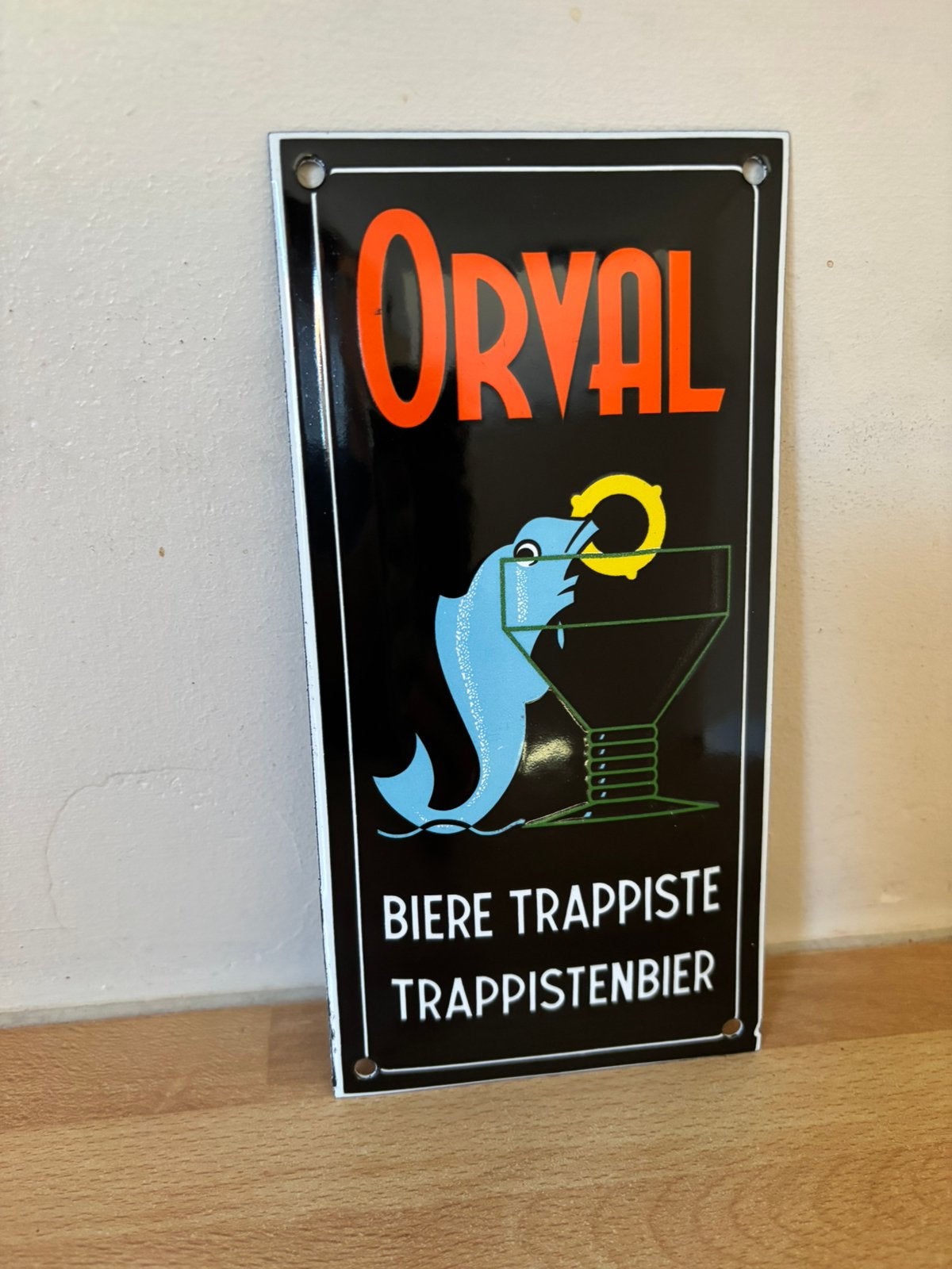 Plaque Émaillée Orval, Enlèvement ou Envoi, Comme neuf