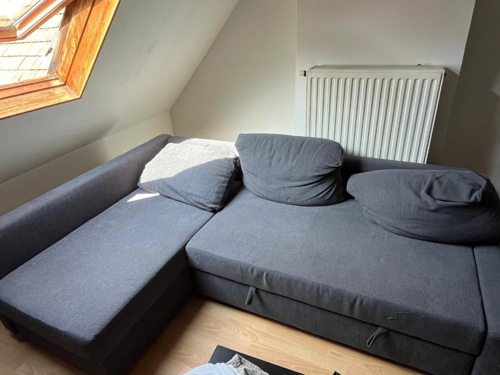 hoekzetel met bedfunctie en opbergruimte - 3-zit (Ikea), Enlèvement, Utilisé
