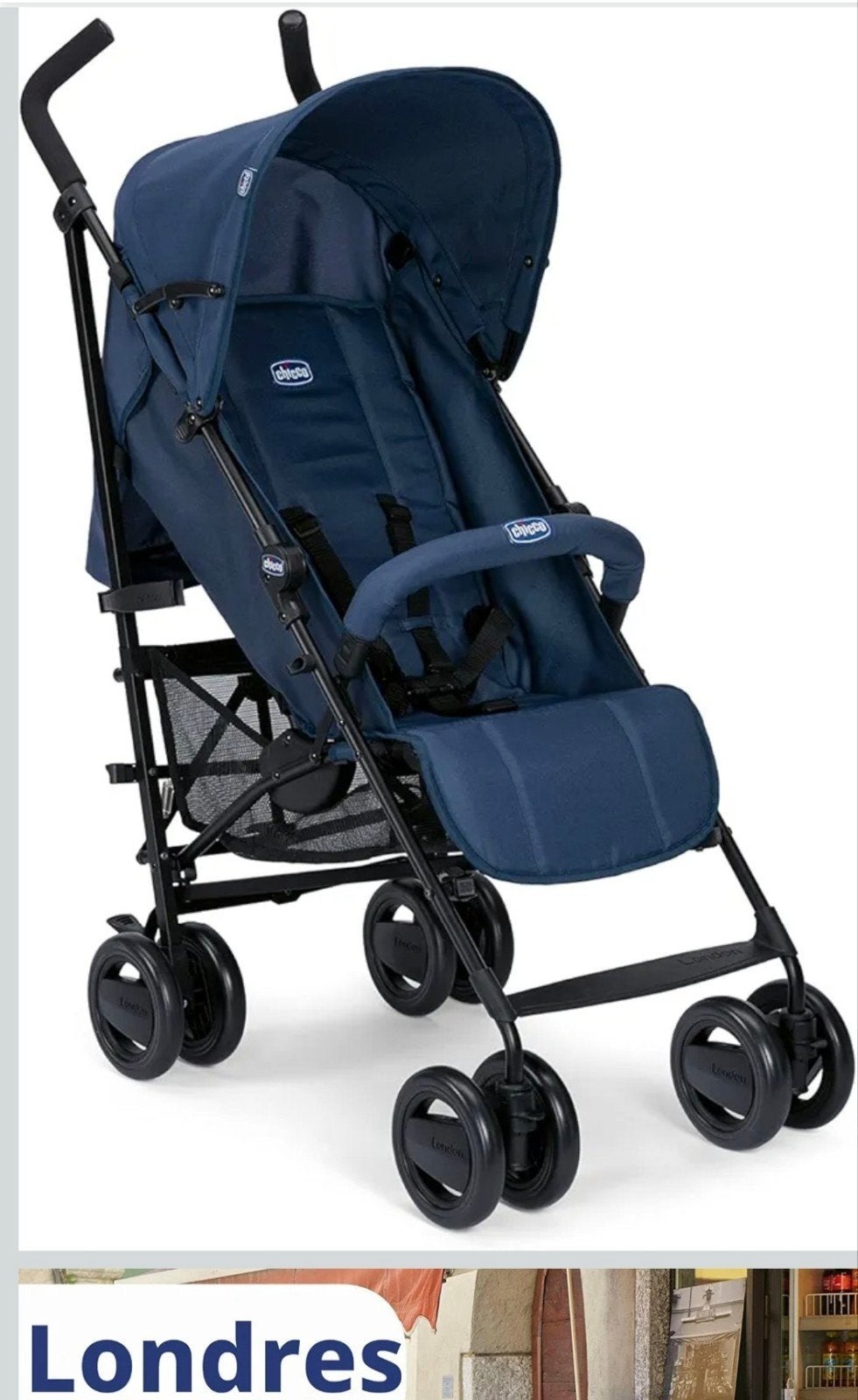 Poussette canne - CHICCO LONDON, Enlèvement, Comme neuf, Poussette, Autres marques