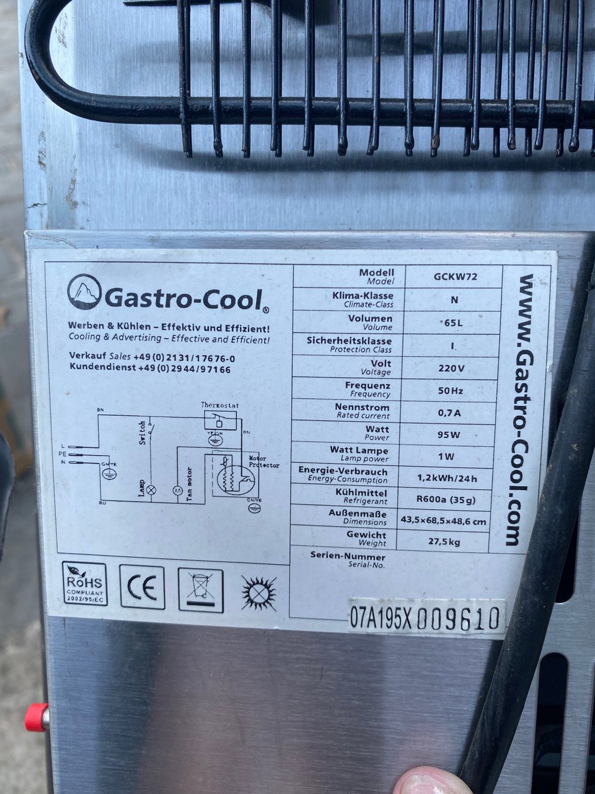 Frigo, Enlèvement, Refroidissement et Congélation
