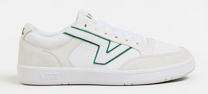 Vans Lowland ComfyCush – Heren – Maat 44 – Wit/Groen, Ophalen, Wit, Zo goed als nieuw, Sneakers