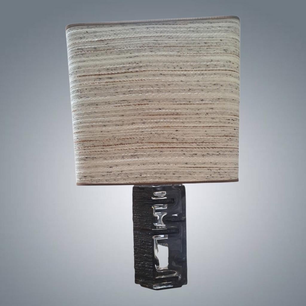 Vintage brutalistische kristallen lamp 'Cesar' Daum jaren 70, Antiek en Kunst, Ophalen