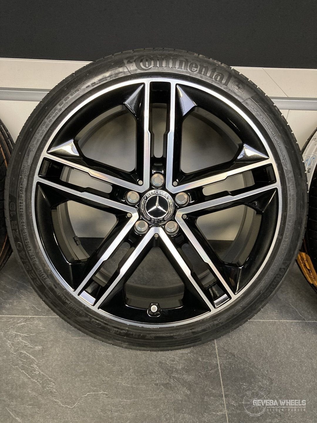 19” Originele Mercedes A klasse W177 velgen + banden 5x112, Pneus et Jantes, Véhicule de tourisme, Pneus été, -