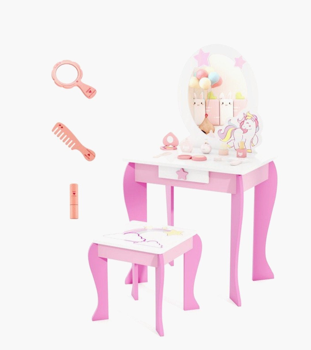 Speelgoed Kaptafel + krukje kind, Ophalen, Nieuw