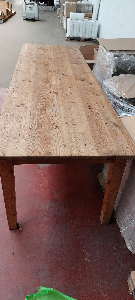 Rustieke houten tafel 300 cm., Antiek en Kunst, Ophalen