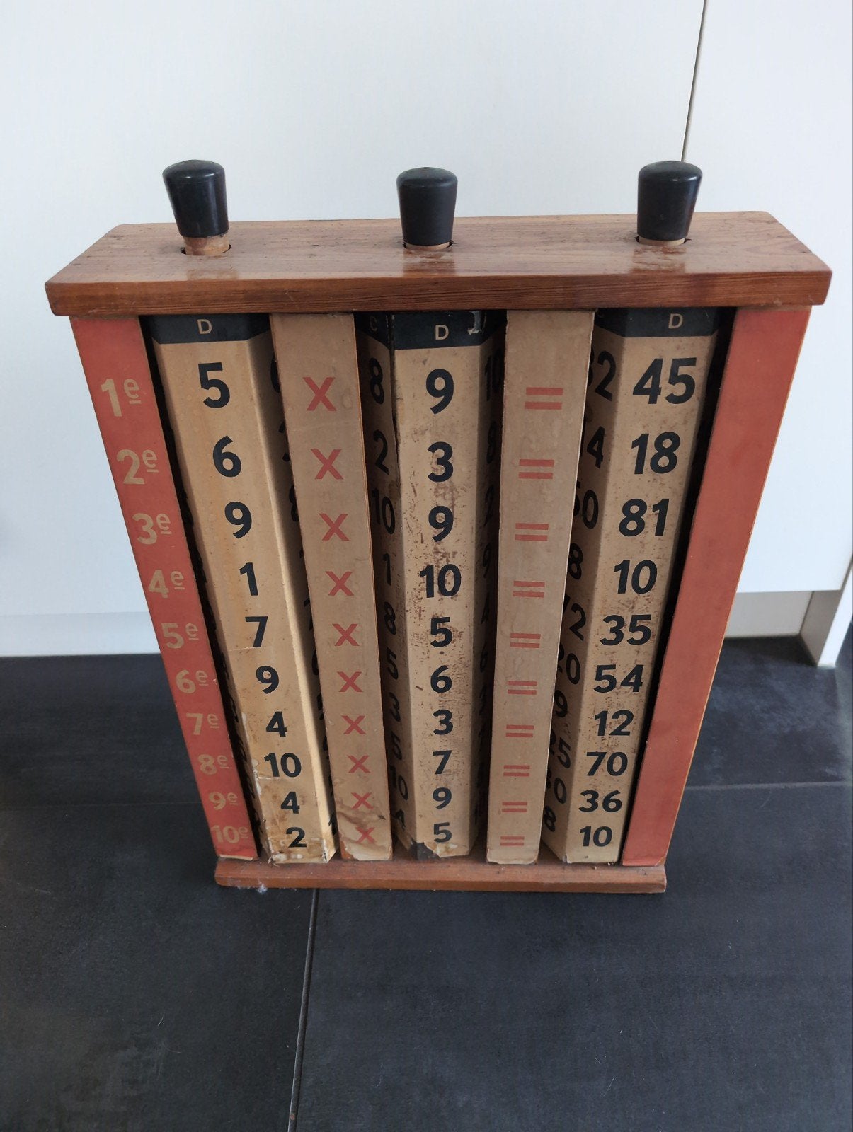Vintage houten maaltafel, Ophalen