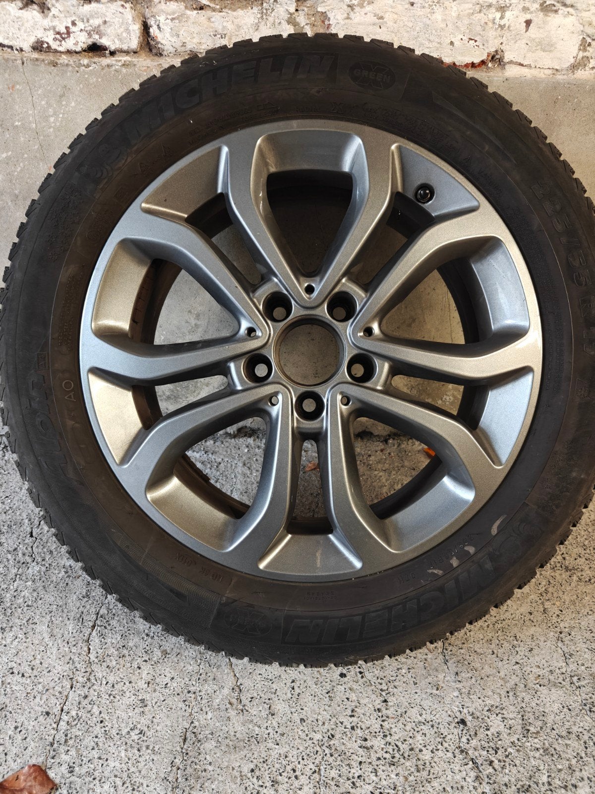 4 Jantes Mercedes w205 classe c, Pneus hiver, Véhicule de tourisme, 17 pouces, Enlèvement