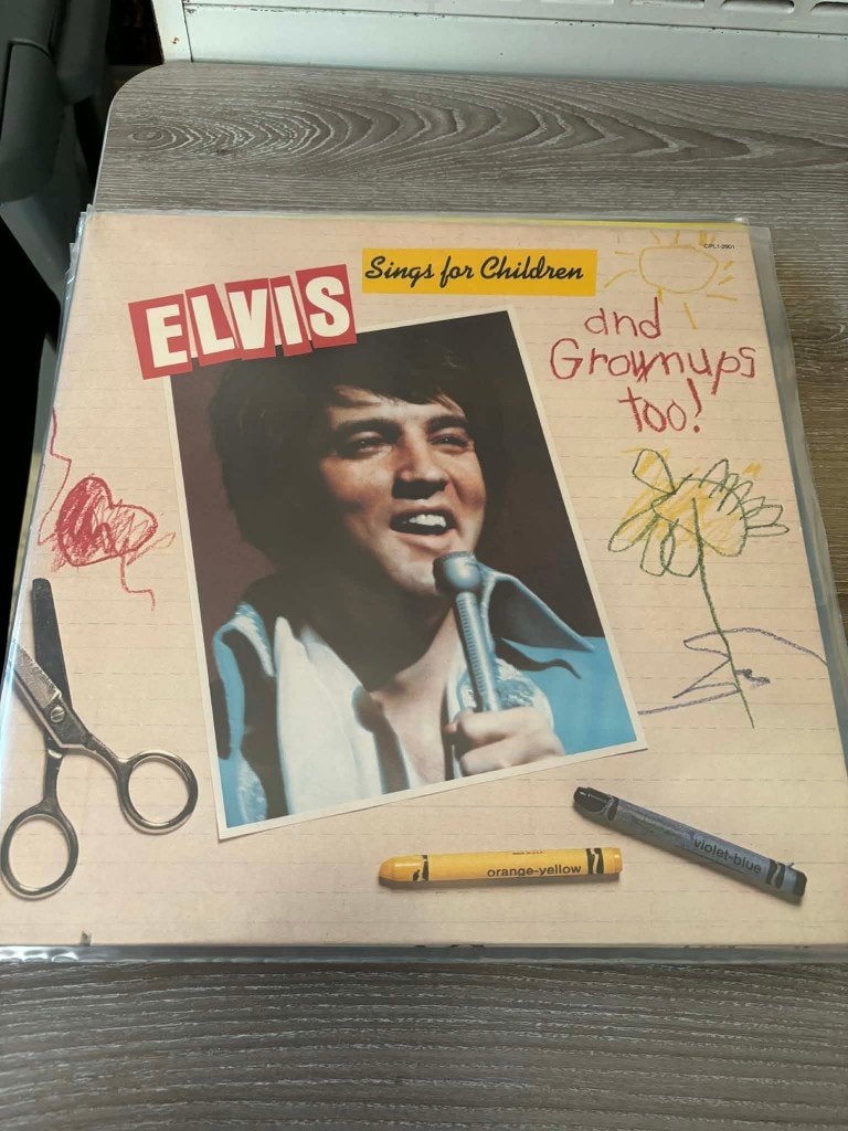 Elvis lp, sings for children, and grownups too, USA persing,, LP, Beschermende buitenhoes, Ophalen of Verzenden, Zo goed als nieuw