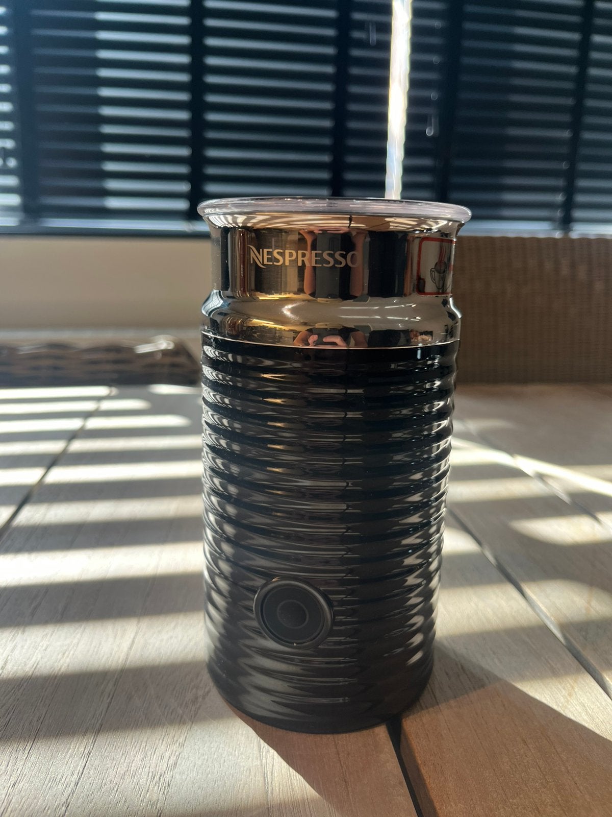 Nespresso Aeroccino 3 melkopschuimer – zonder basis, Ophalen of Verzenden, Gebruikt, Elektrische melkopschuimer