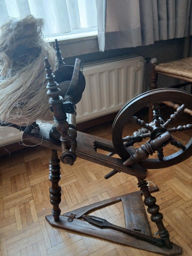 Spinnewiel, Ophalen