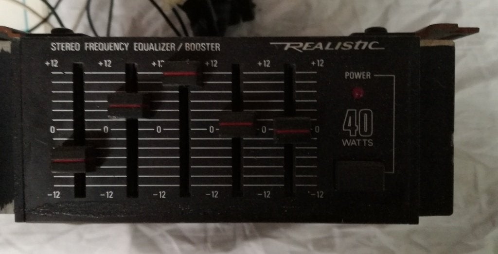 Realistic stereo equiliser/booster 40 watt, Ophalen of Verzenden, Amerikaanse onderdelen