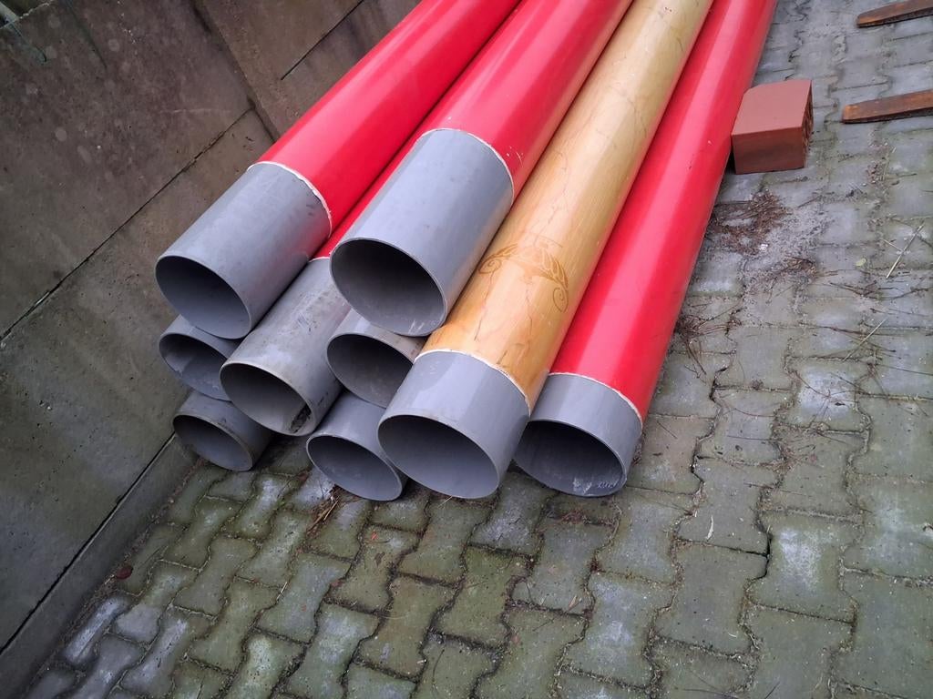 Pvc buizen, Ophalen, PVC
