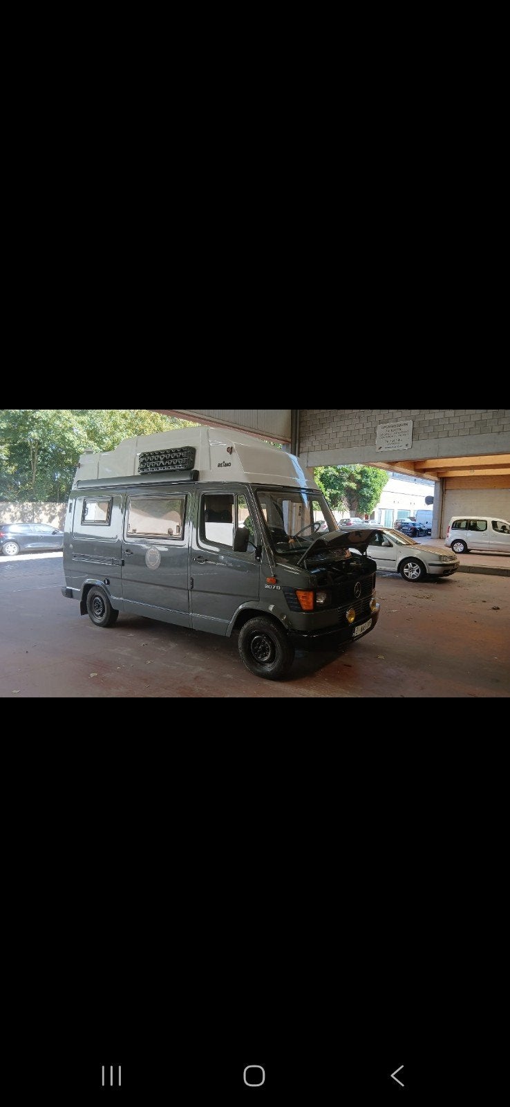 Mercedes t1 van mobilehome voor 4 slaapplaatsen+zitplaatsen, Caravanes & Camping, Camping-cars, Particulier, Mercedes, Enlèvement