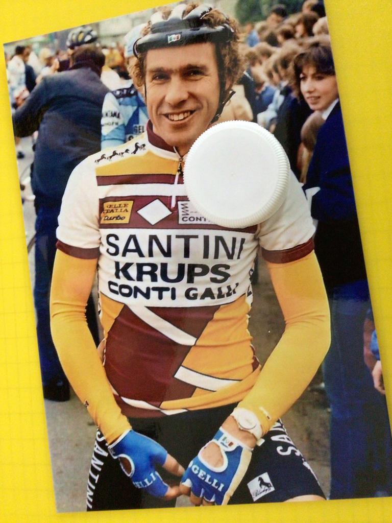 wielerfoto 1985 team santini   lucien van impe, Envoi, Comme neuf