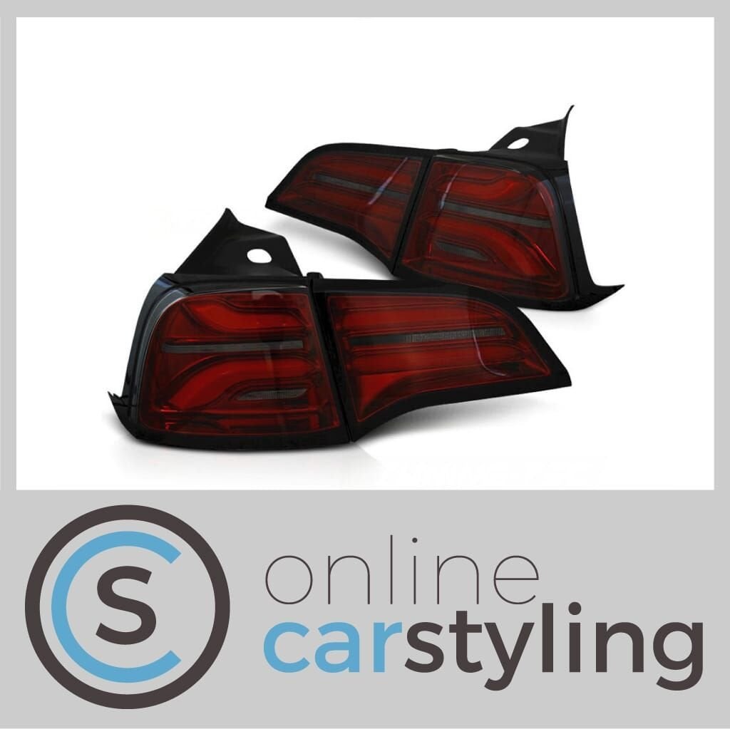 LED Achterlichten Tesla Model 3 Rood Smoke Lightbar Design, -, Overige automerken, -, Nieuw