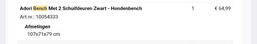 Hondenbench opklapbaar met schuiven, Tickets en Kaartjes