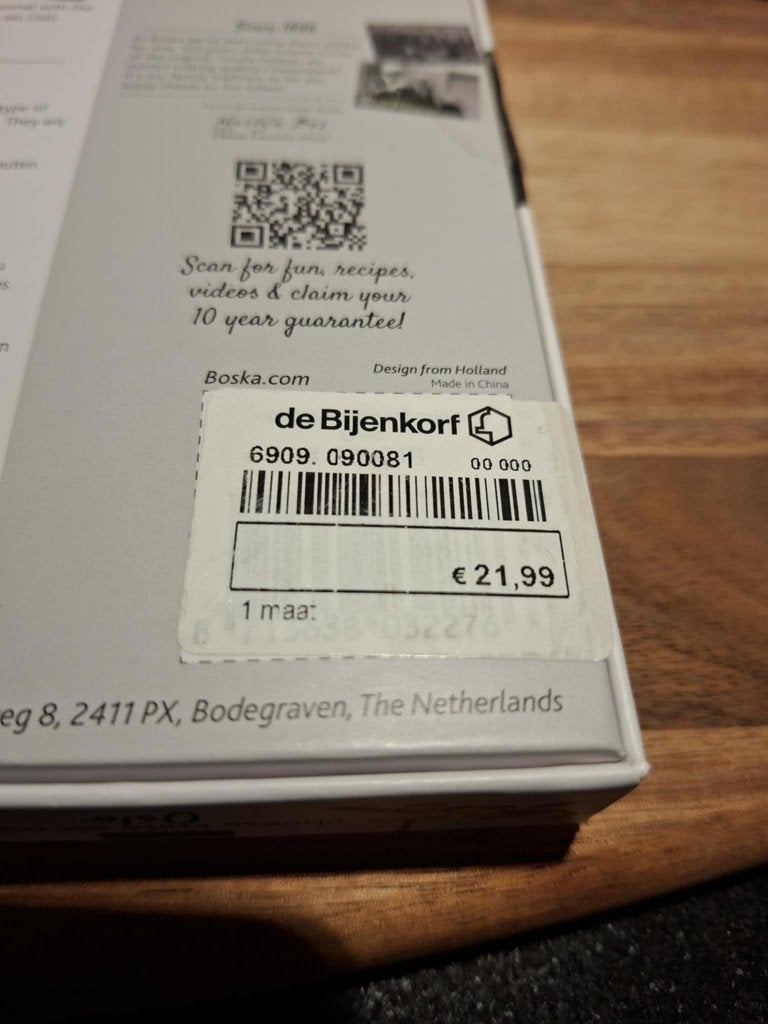 Boska kaas messenset, Ophalen, Bestekset, Nieuw, Messenset
