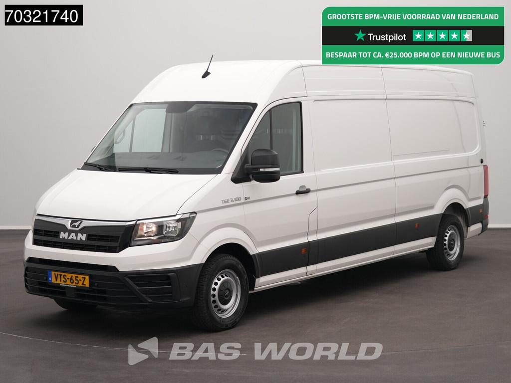 MAN TGE 3.100 L4H3 Airco Cruise Camera Parkeersensoren Euro6, Auto's, Bestelwagens en Lichte vracht, 75 kW, Stof, Gebruikt, Euro 6