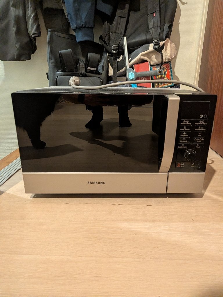 Samsung microgolf, Elektronische apparatuur, Ophalen, Gebruikt, Microgolfoven, Draaiplateau
