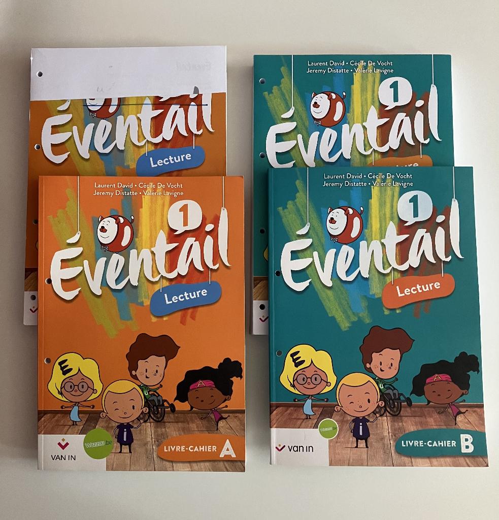 Lot Eventail lecture 1A et B  (guide enseignant + cahier), Boeken, Ophalen of Verzenden, Nieuw