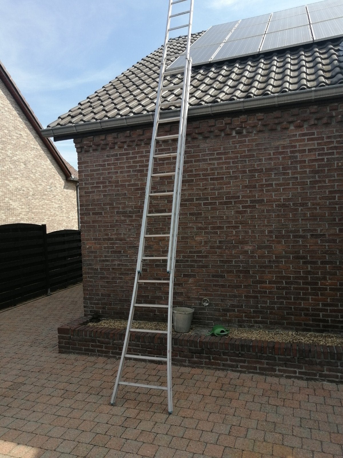 aluminium ladder 2x4meter, Ophalen, Ladder