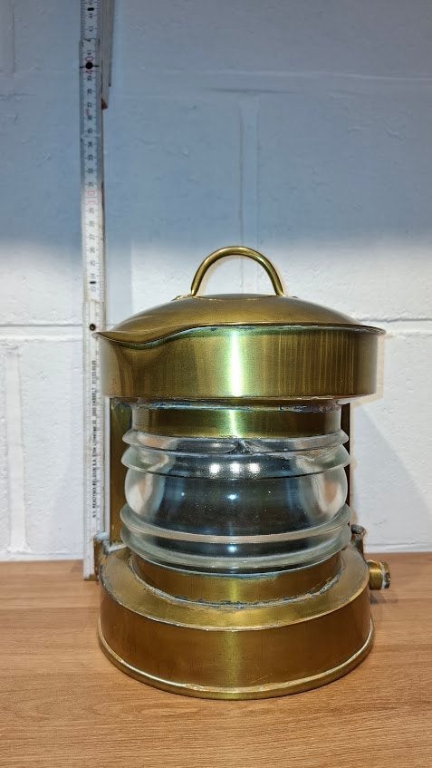 antiquité phare bateau cuivre, Enlèvement