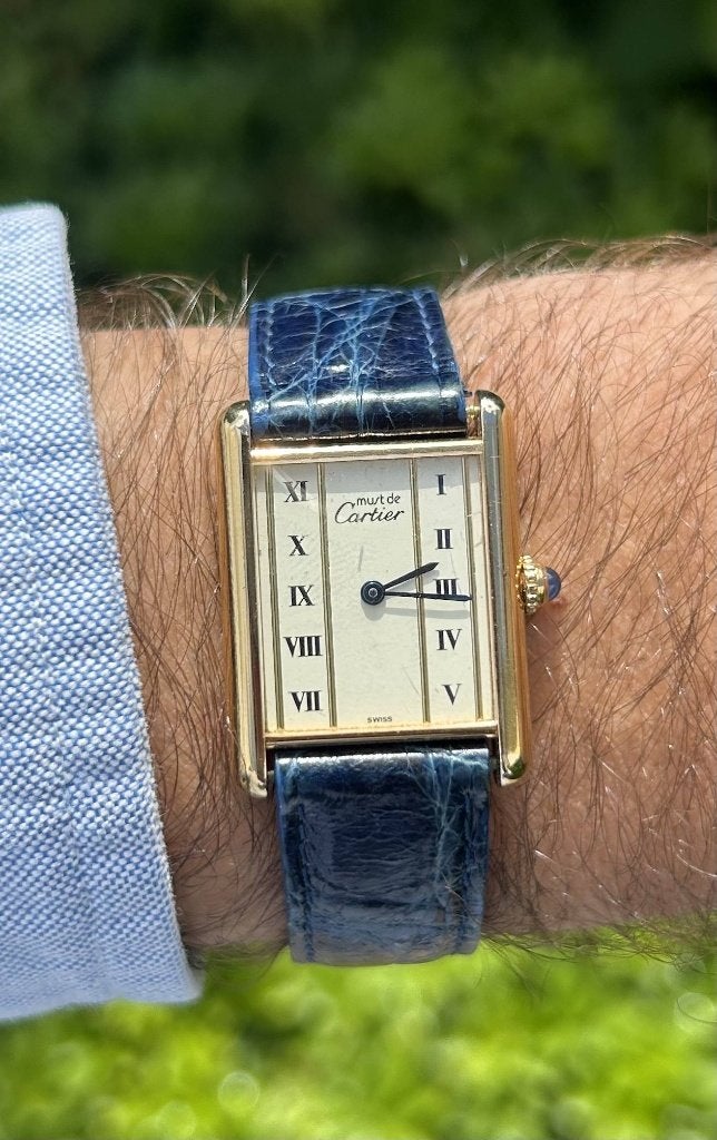 Cartier Must Tank 590005 — Ensemble complet, Bijoux, Sacs & Beauté, Montres | Anciennes | Antiquités, Montre-bracelet, Autres marques