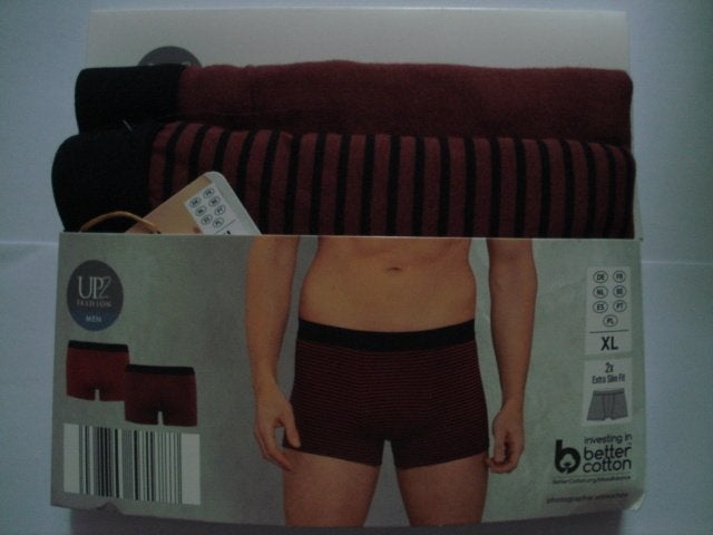 UP2Fashion (R) Boxershorts, 2 st. XL, Kleding | Heren, Ondergoed, Verzenden, Rood, UP 2 Fashion, Boxer