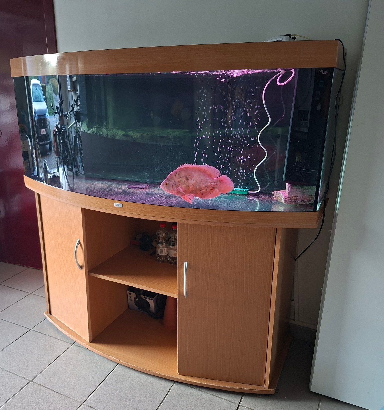 Aquarium Jewel 1,50 m, Meuble d'aquarium, Enlèvement, Utilisé, Couvercle inclus