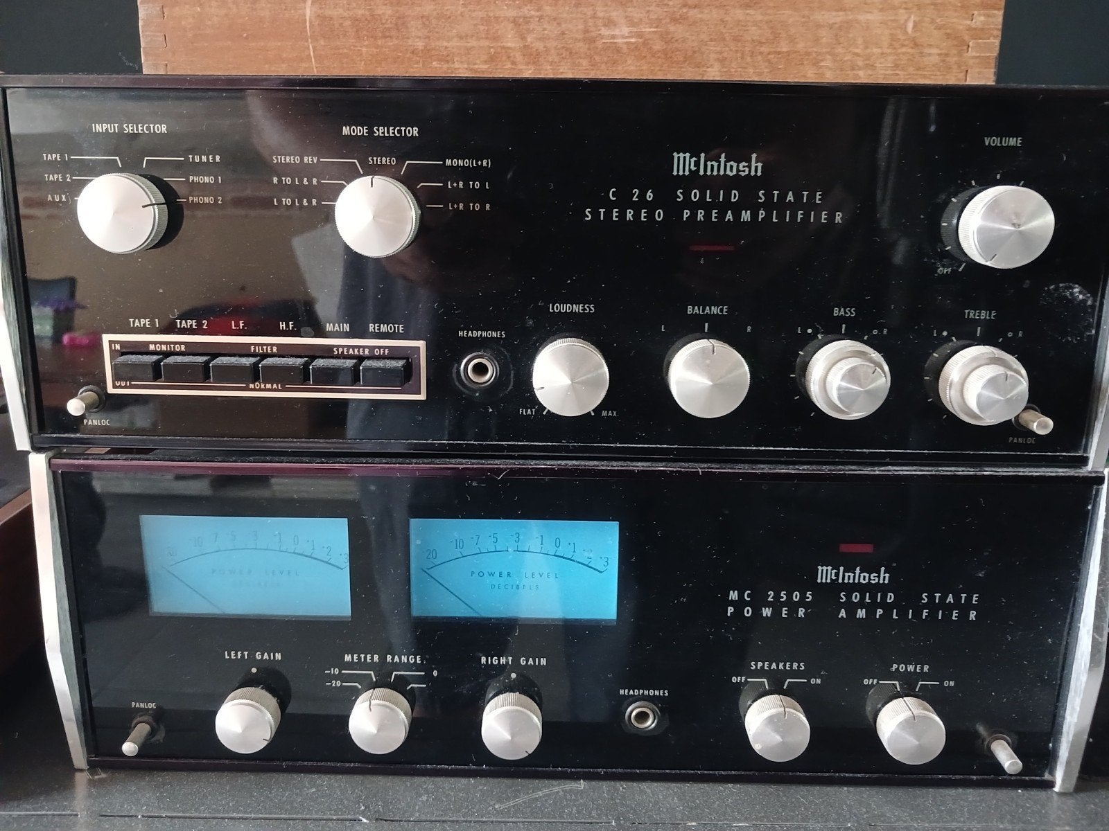 mcintoah c26 + mc2505, Enlèvement