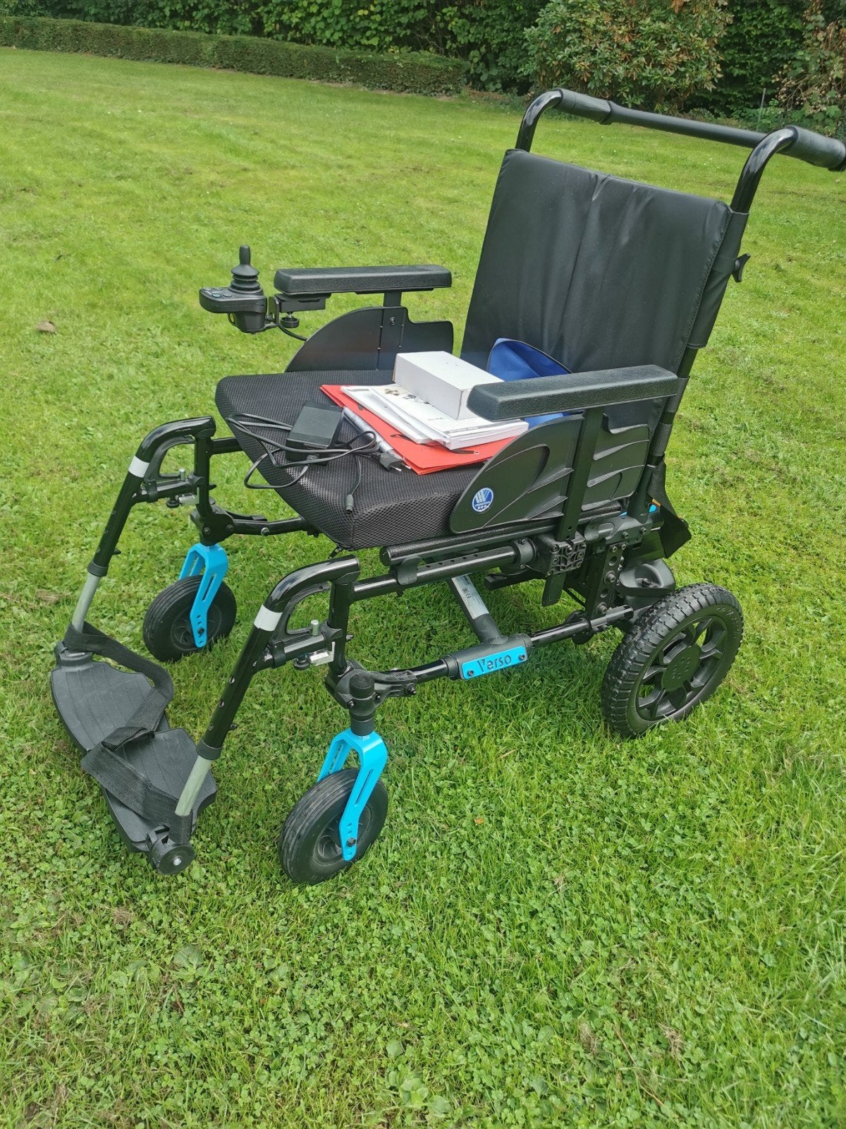 Lichtgewicht Vermeiren Verso Elektrische rolstoel plooibaar, Enlèvement ou Envoi, Pliant, Neuf, Fauteuil roulant électrique