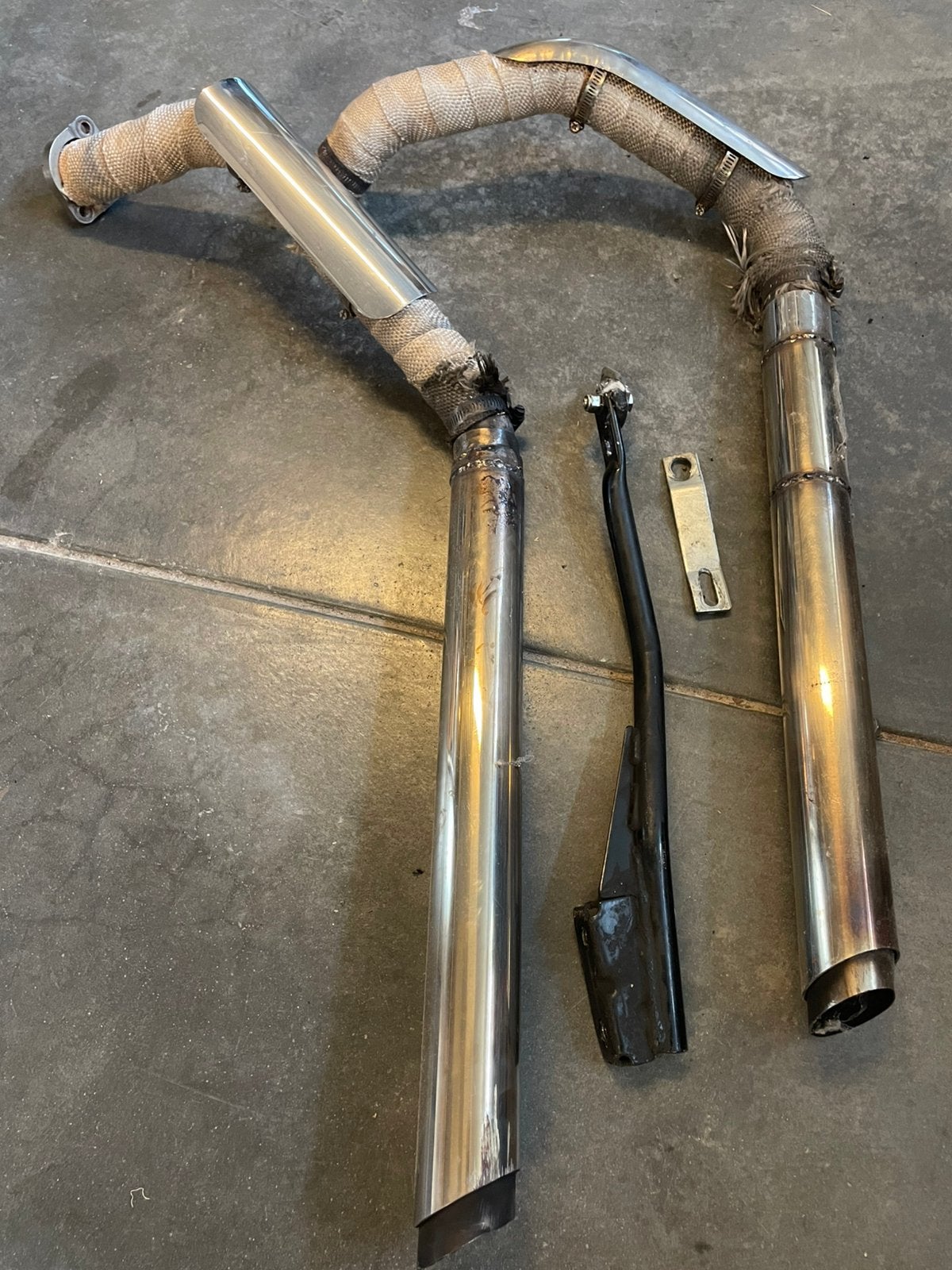 Bagger uitlaat sportster, Motoren, Ophalen, Gebruikt