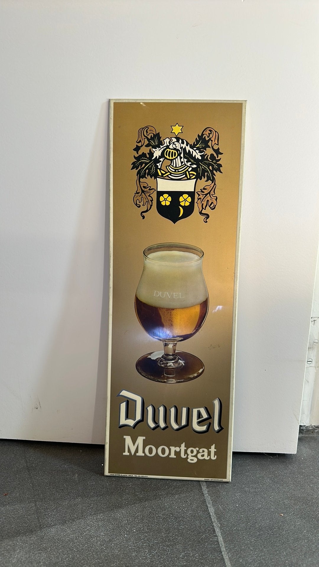 Duvel Reclamebord, Verzamelen, Ophalen of Verzenden, Zo goed als nieuw
