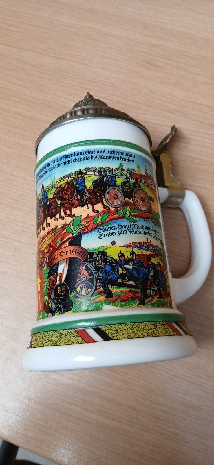 Chope Allemande de collection réserviste Bavarois Artillerie, Enlèvement ou Envoi
