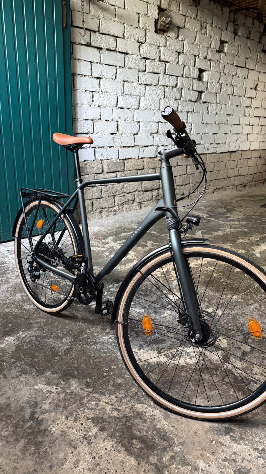 Elops stadsfiets hoog frame, Enlèvement, Comme neuf