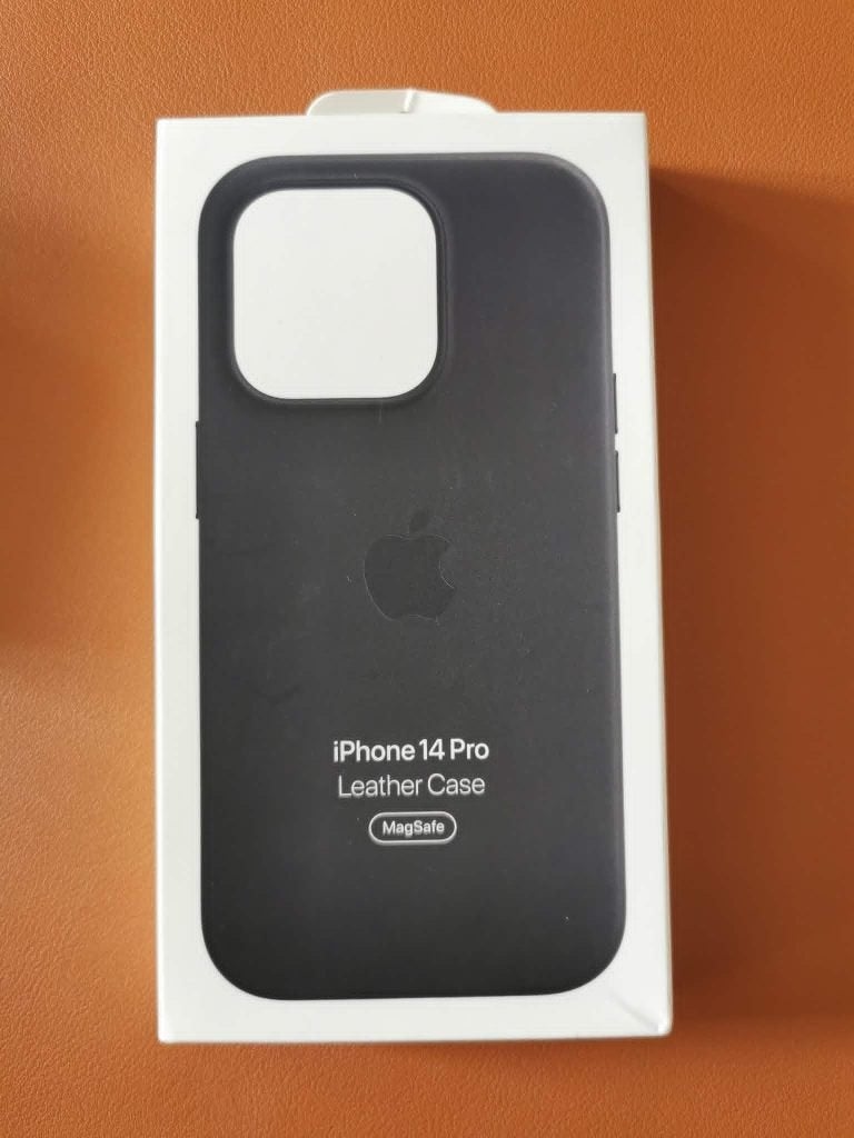 iPhone 14 Pro Leather Case (nieuw!), Télécoms, Neuf, Cuir, Façade ou Cover, IPhone 14