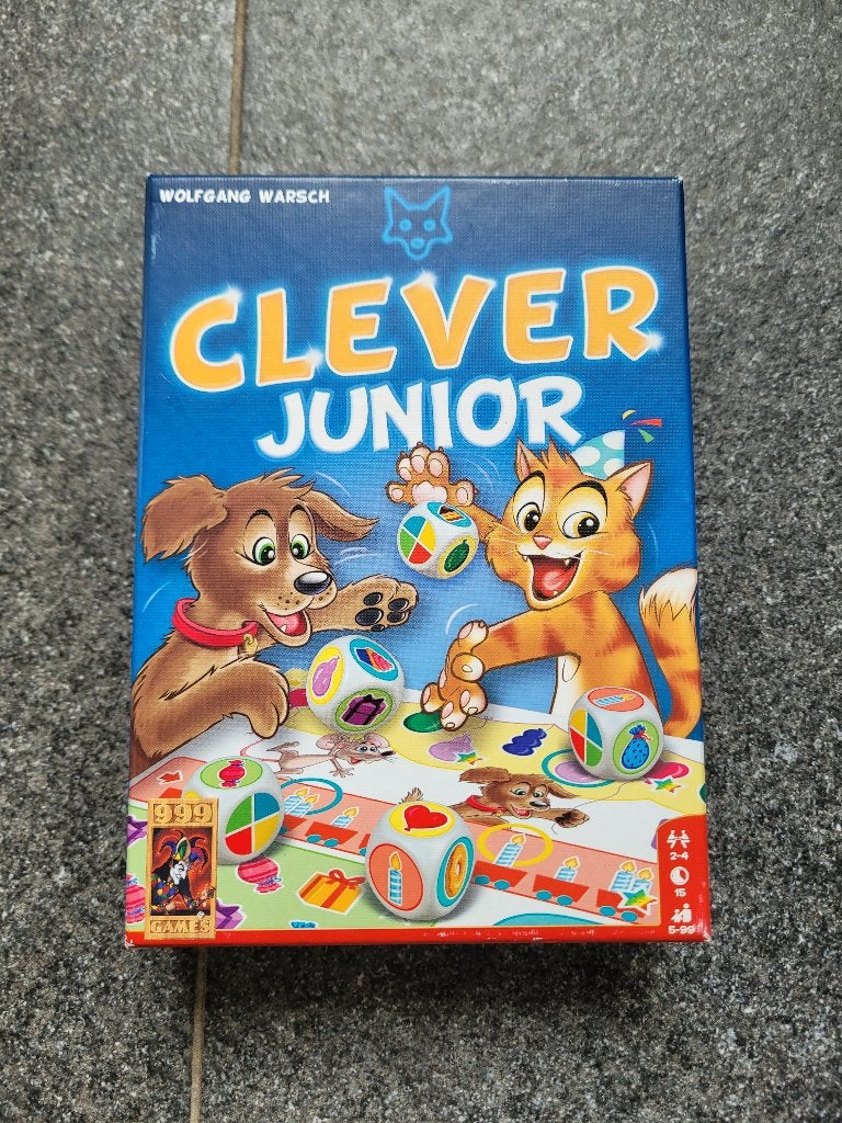 Dobbelspel Clever junior, Hobby en Vrije tijd, Een of twee spelers, Ophalen, Gebruikt, 999 games