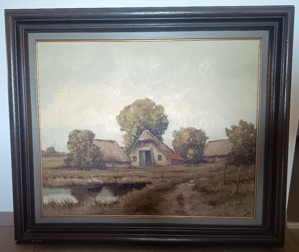 schilderij Uyttenbogaard, Antiek en Kunst, Kunst | Schilderijen | Klassiek, Ophalen