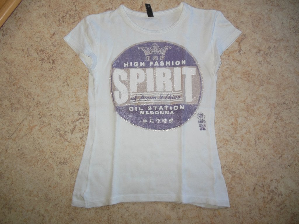 t-shirt Madonna XS, Kleding | Dames, Ophalen of Verzenden, Maat 34 (XS) of kleiner, Korte mouw