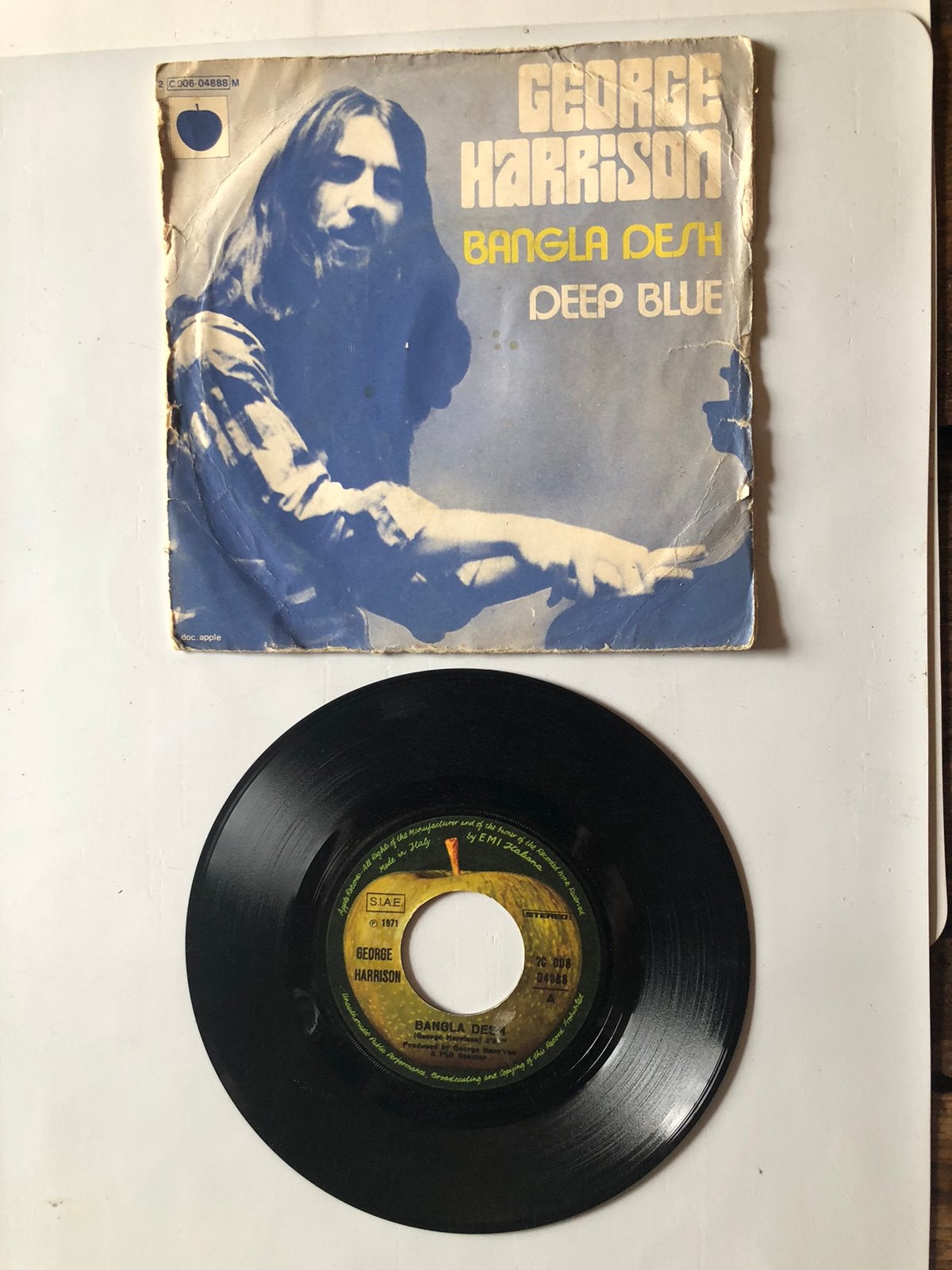 George Harrison: Bangla Desh ( 1971), Cd's en Dvd's, Vinyl Singles, Verzenden, Gebruikt