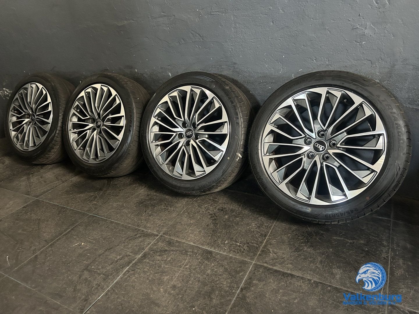 6mm! Originele Audi A6 S6 C8 4K S-Line 19 inch velgen 5x112, 19 inch, -, -, Banden en Velgen