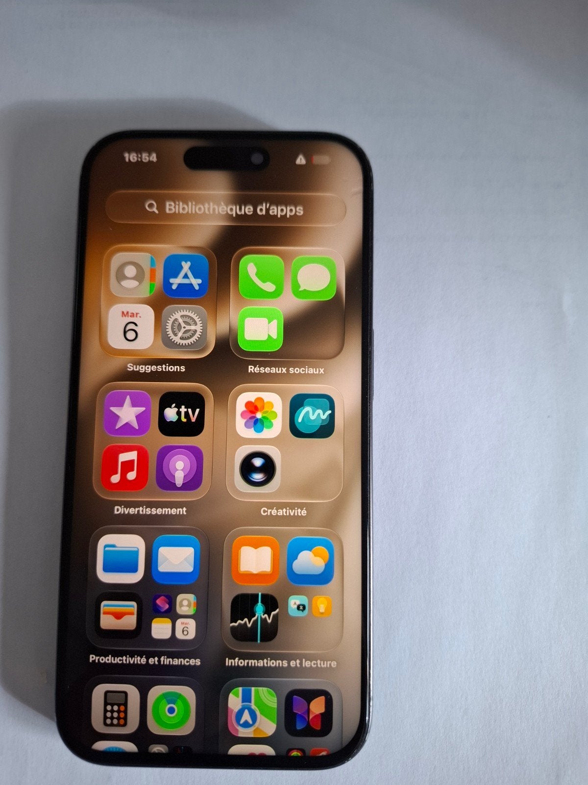 échange iphone Apple 15pro 128gb, Enlèvement