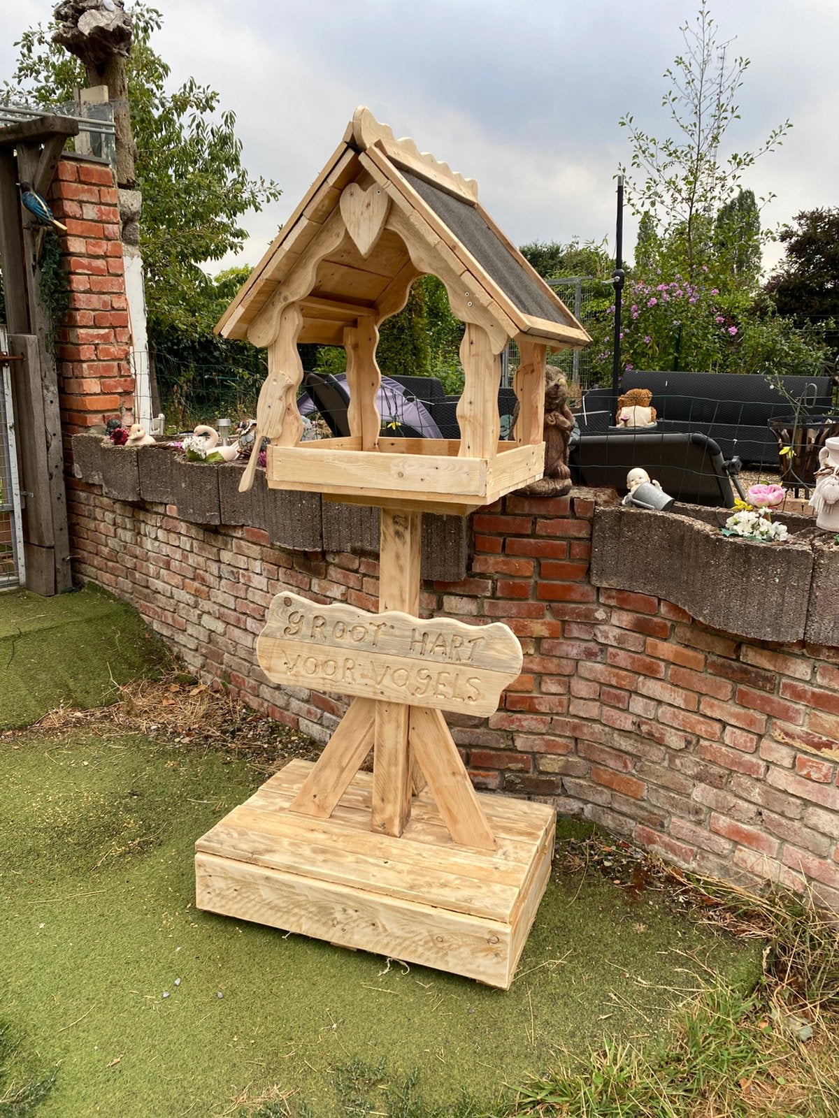 Nieuw zelfgemaakt vogelhuisje, Ophalen, Nieuw