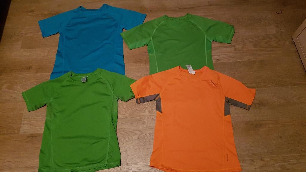 oranje sport t-shirt Quechua maat 128 - 134, Garçon ou Fille, Enlèvement ou Envoi, Utilisé, Quechua, Decathlon