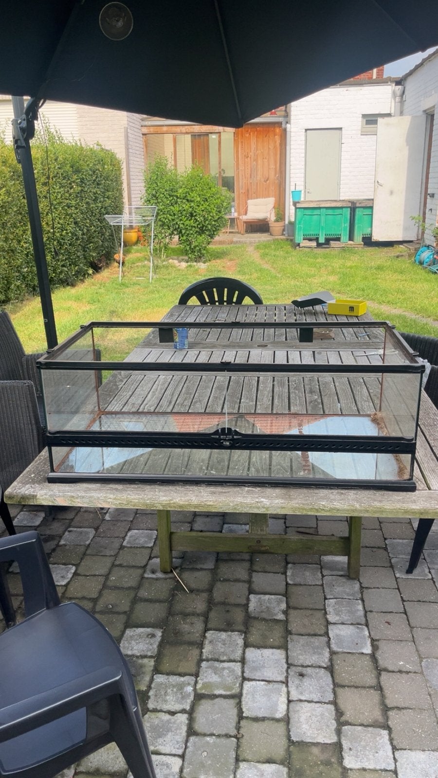 Exo terra terrarium 90x45x30, Dieren en Toebehoren, Ophalen of Verzenden, Zo goed als nieuw